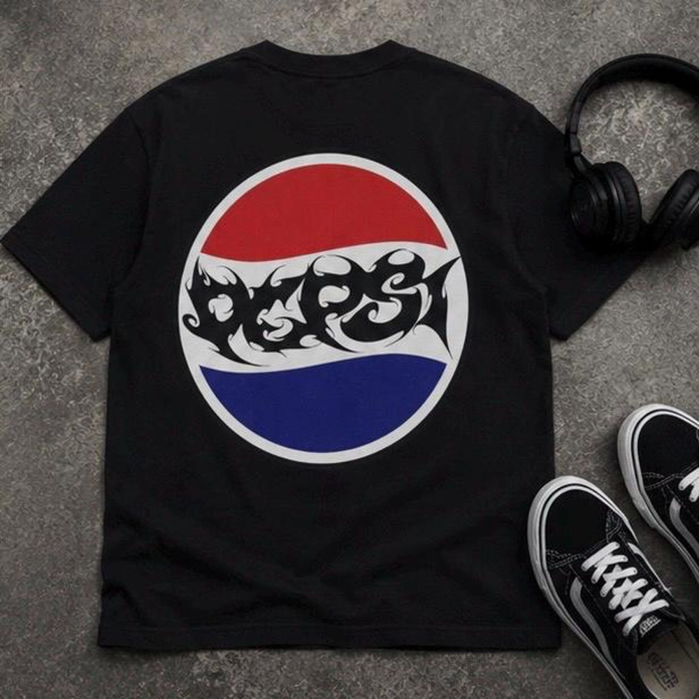 Pepsi Graphic Shirt Back Printed